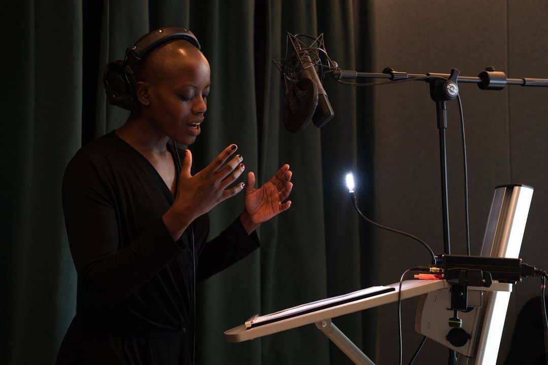 フローレンス・カサンバのインスタグラム：「New voice project for @disneyplusza dropping in July.  Directed by @raymondmalinga  #KIZAZIMOTO #HERDERBOY #DISNEYPLUSZA」