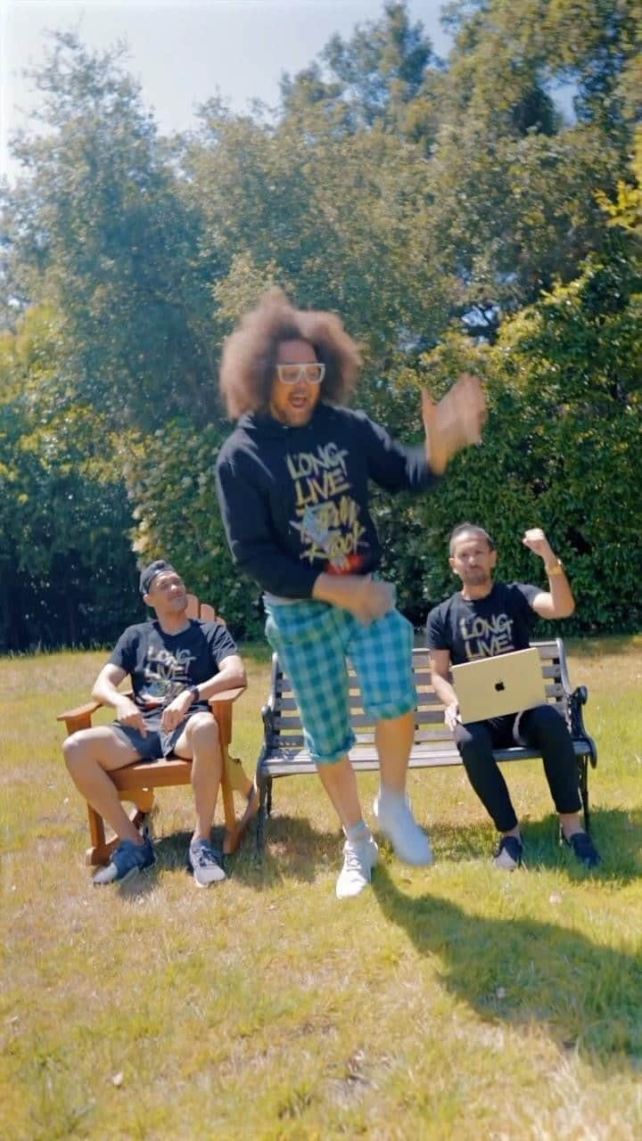 レッドフーのインスタグラム：「I just remixed @djdainjazone & @redfoo’s “Long Live Party Rock” If you want it send me a DM right now 🙌🏼」