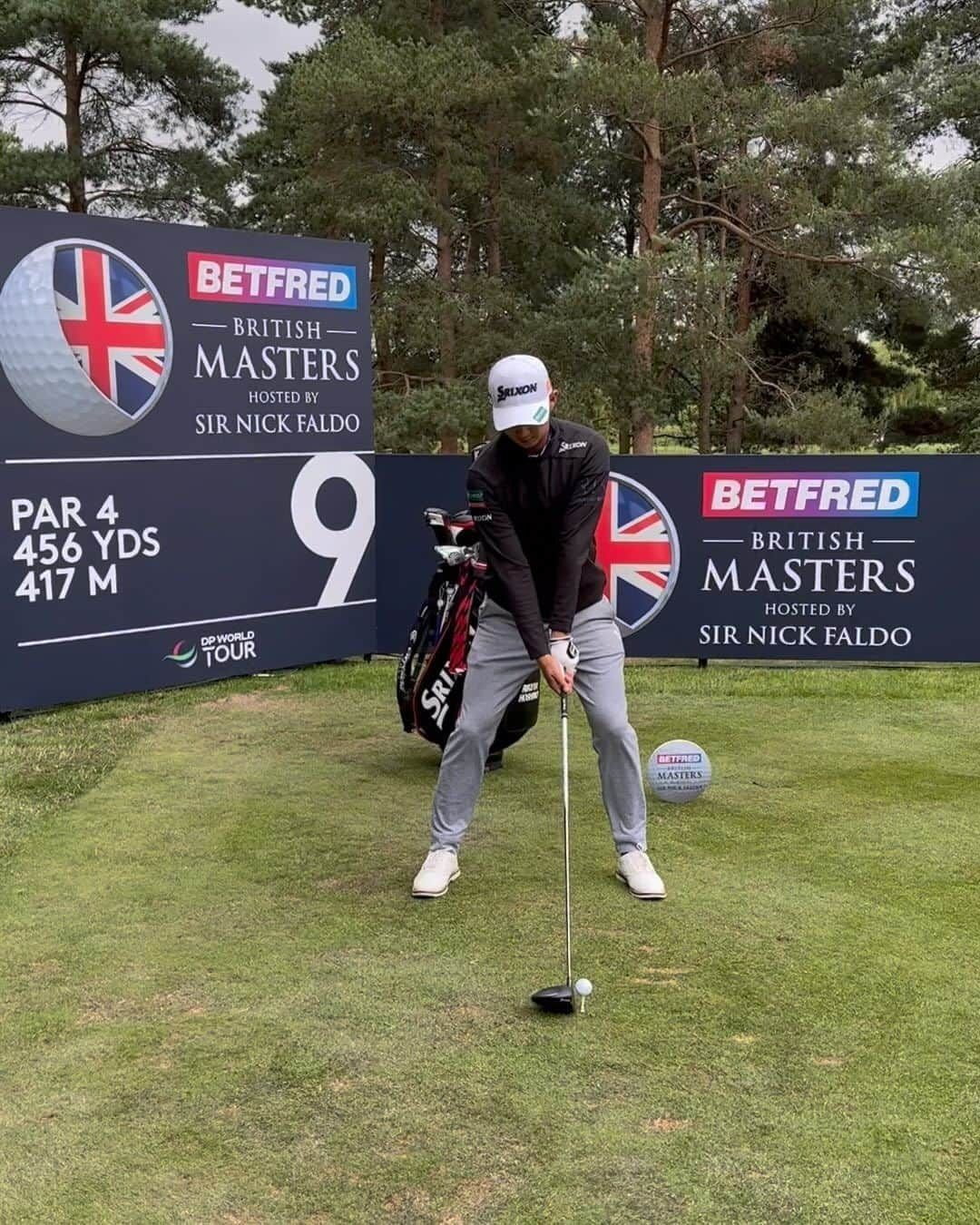 星野陸也のインスタグラム：「今週はイギリス🇬🇧 Betfred British Masters⛳️  #unitedkingdom  #イギリス #バーミンガム」