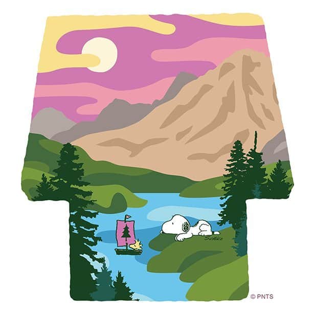 スヌーピーのインスタグラム：「Exploring the great outdoors」