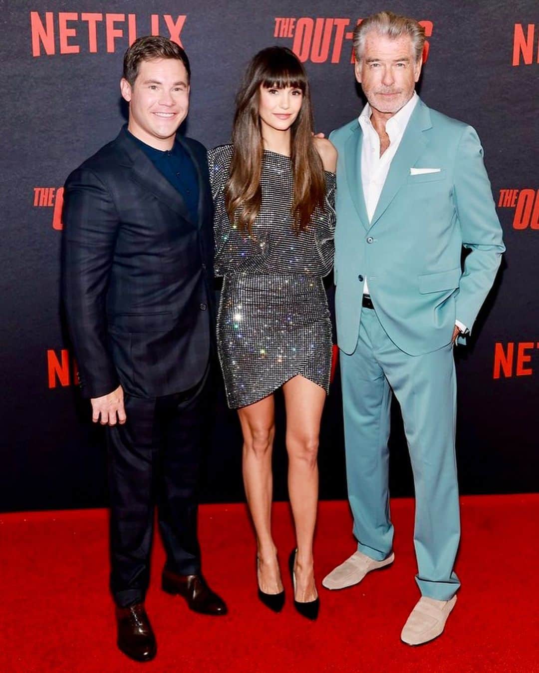 アダム・ディバインのインスタグラム：「#theoutlawsmovie🎬 premiere was an absolute banger!!! July 7th! This movie is so damn fun and I can’t wait for you all to see it. Here’s a bunch of pics from the truly epic night.」