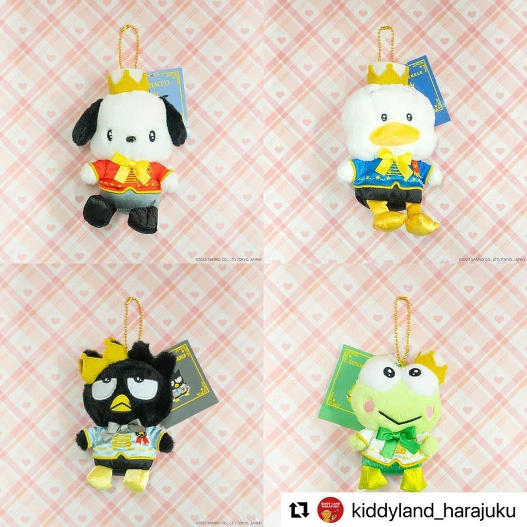 KIDDY LAND officialさんのインスタグラム写真 - (KIDDY LAND officialInstagram)「#Repost @kiddyland_harajuku with @use.repost ・・・ ⭐️4Fハローキティショップ⭐️  ⭐️わたしのNo.1シリーズ👑💕⭐️  全員が王冠と正装スタイルで特別感いっぱいです💓  #サンリオ #sanrio #ぬいぐるみ #ハローキティ #マイメロディ #ポムポムプリン #クロミ #ポチャッコ #シナモロール #ハンギョドン #こぎみゅん #けろけろけろっぴ #バッドばつ丸 #マイスウィートピアノ #あひるのぺックル #ウィッシュミーメル #リトルツインスターズ #キデイランド原宿店 #KIDDYLAND」6月29日 13時07分 - kiddyland_co.jp