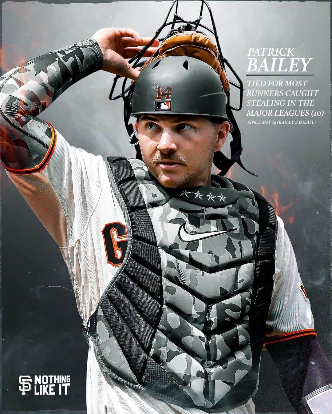 のインスタグラム：「“Is this an ordinary rookie catcher?” “No, this is PATRICK!”」