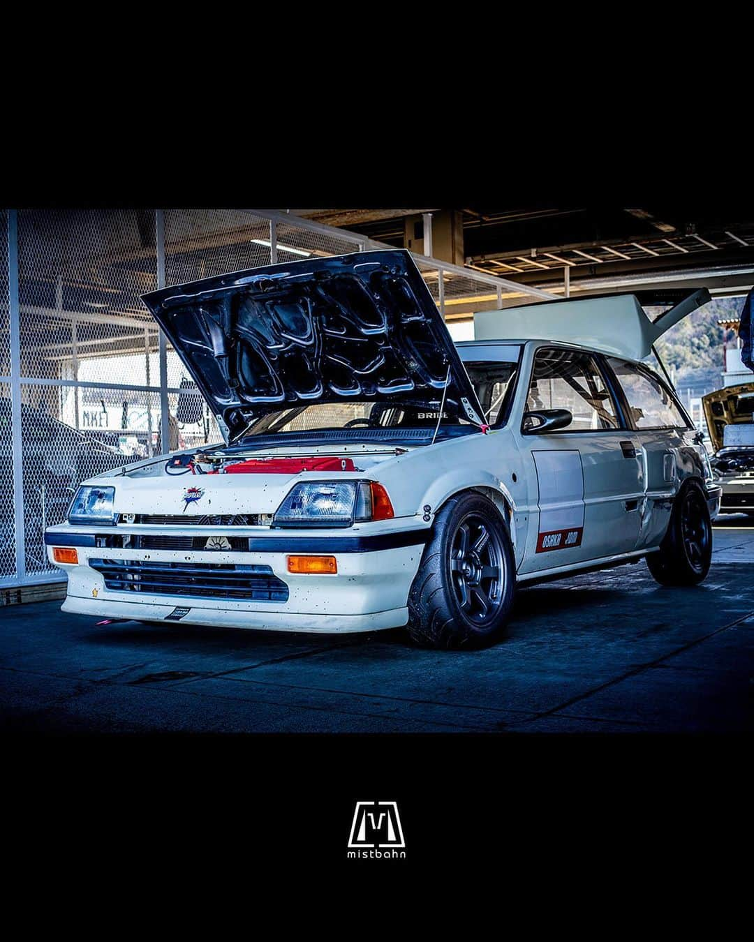 mistbahnさんのインスタグラム写真 - (mistbahnInstagram)「_ FIVEMART Honda E-AT CIVIC _ 🚗: @osakajdm_kaz / @fivemart 📷: @mistbahn _ Shot on Mar-7 2023 🏁 "OTAC (Okayama Time Attack Challenge" Okayama International Circuit _ JP) 2023年3月7日、岡山国際サーキットで開催された「OTAC(Okayama Time Attack Challenge)」で撮影。 _ #otac #okayamatimeattackchallenge #otac2023 #okayamainternationalcircuit #岡山国際サーキット #fivemart #ファイブマート #osakajdm #wondercivic #civic #hondacivic #ホンダシビック #シビック #e_at #ワンダーシビック #kanjo #kanjostyle #kanjoracer #kanjozoku #timeattack #timeattackjapan #te37 #rays #volkracing #hondasontrack #oldskoolhonda #oldschoolhonda」6月29日 7時43分 - mistbahn