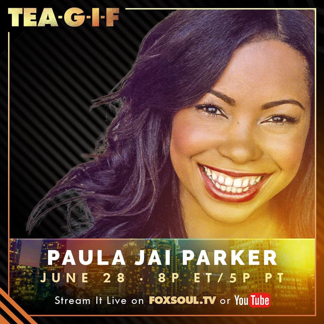 クラウディア・ジョーダンのインスタグラム：「Look who’s joining Tea-GIF tonight on @foxsoul ! Tine in! I  love her!! @pjaiparker」