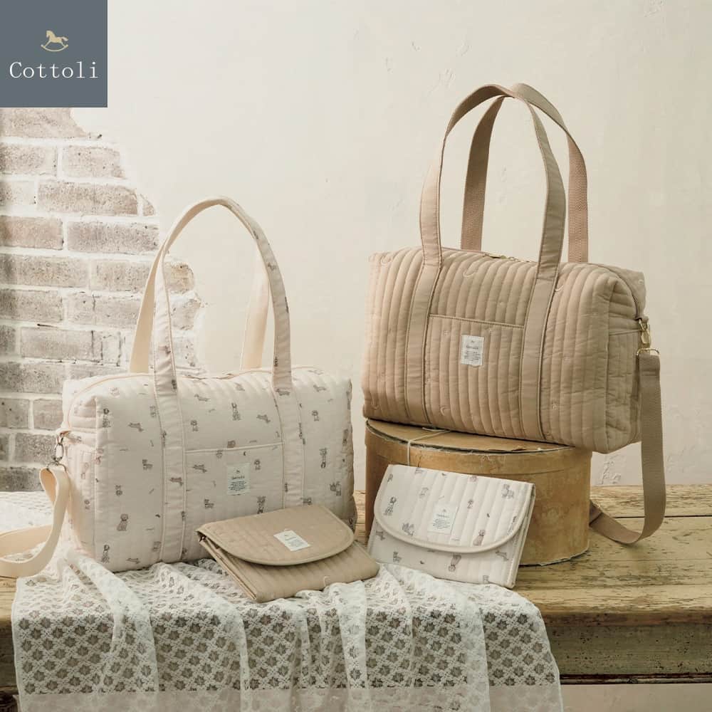 Cottoli＊マザーズバッグ2点セット Amazon.co.jp: バースデイ cottoli コトリ ハート柄 マザーズ