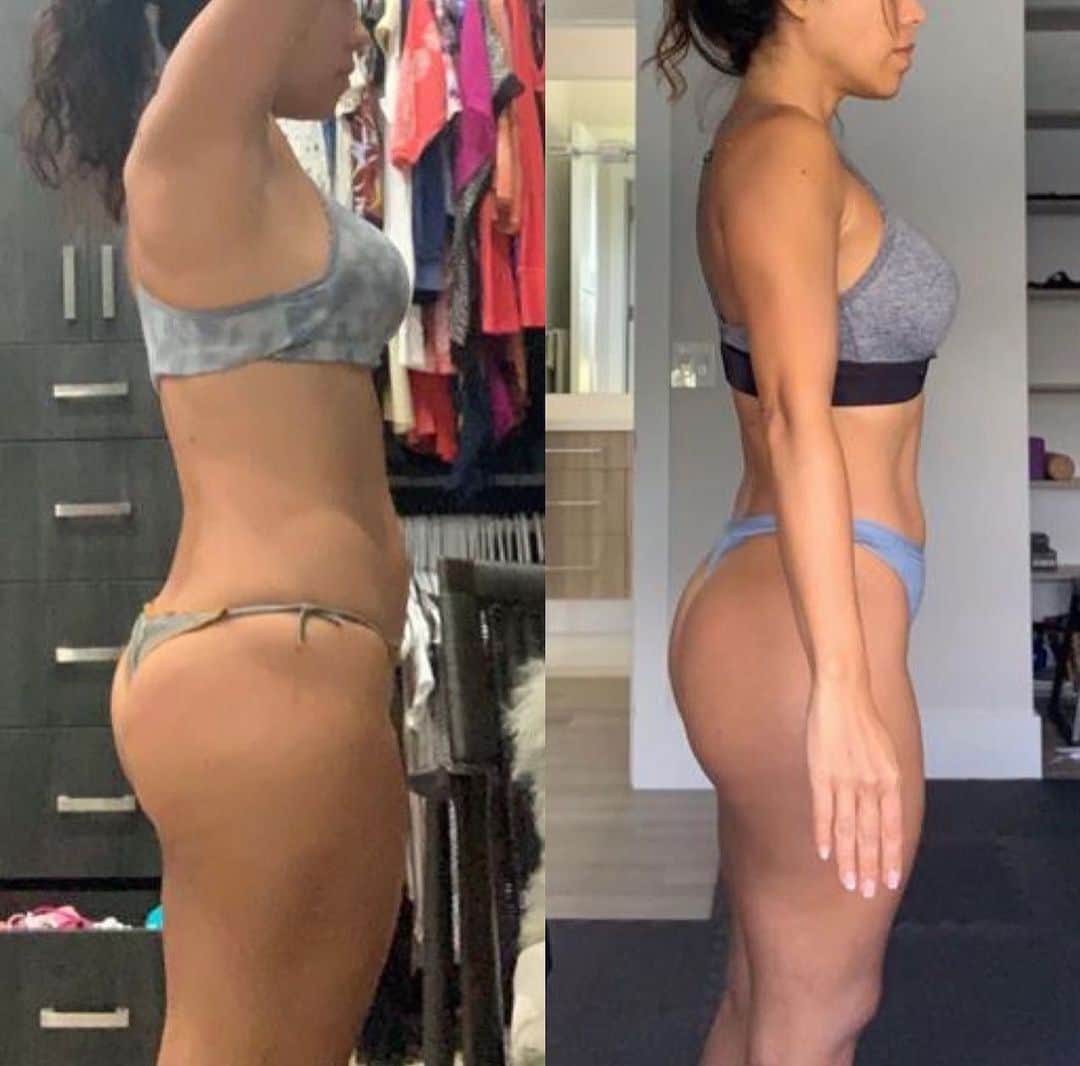 Ainsley Rodriguezのインスタグラム：「Um WOW! Can we please have a round of applause for my app member Johanna?! 🔥 . ‘I’m going to be 46 and want to be in my best shape. After my daughter was born premature and we had to spend over a year between the hospital and therapies I feel I lost my body.’ . Johanna’s progress is after 18 weeks and I want to let every momma out there know that it is never too late and you’re never too old for ‘abs’, your health, or to dedicate time to yourself! The best example you can set for your kids starts with yourself 🙏🏼 . Love yourself enough to make the commitment to improve yourself not only physically but mentally. Invest in your well being, your happiness and watch your life change completely. . Don’t know where to start? Feel free to send me a message or click the link in bio to join and get started with my weekly workouts, recipes and a custom meal plan! . #fitnesstransformation」