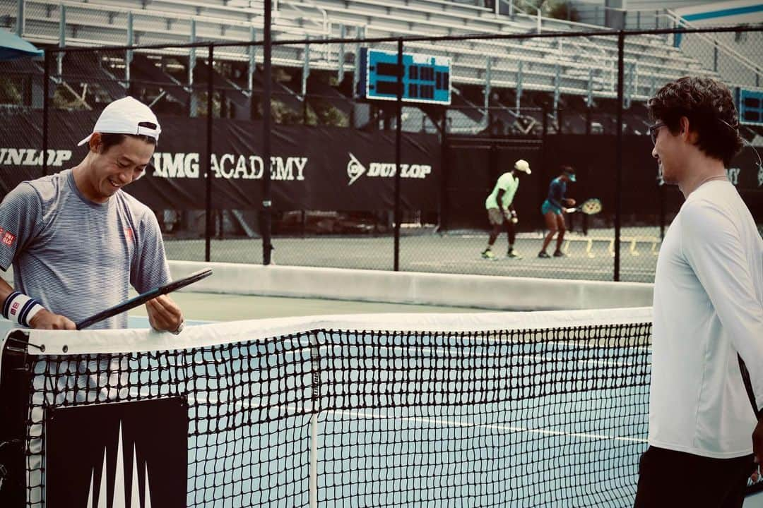 錦織圭さんのインスタグラム写真 - (錦織圭Instagram)「Practice at IMG academy」6月29日 9時49分 - keinishikori