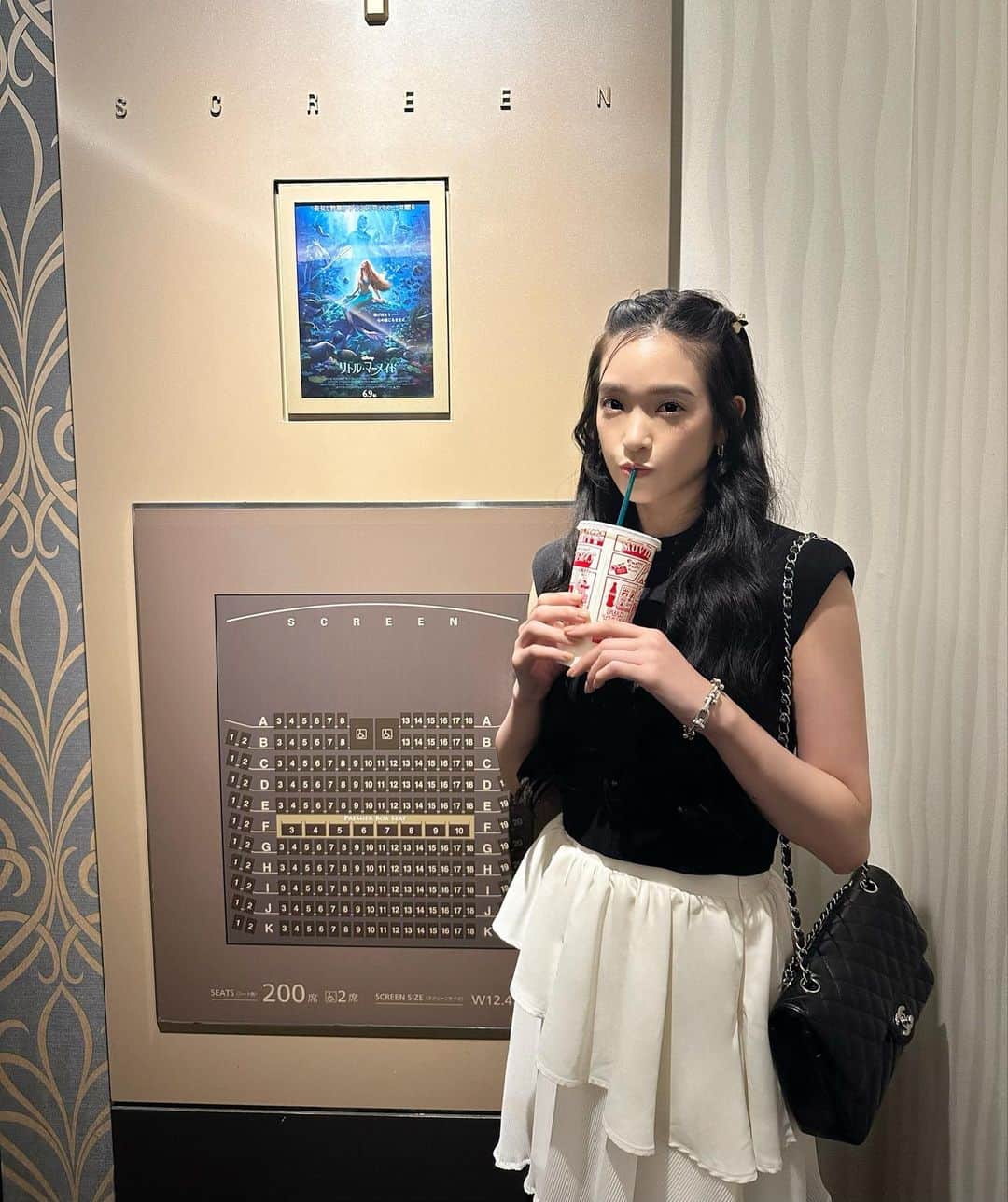 太田麻美のインスタグラム：「リトル・マーメイド見に行ってきました🧜‍♀️🐚💙 可愛くて、感動する場面もあったりとても良かったです🫶🏻 #movie #disney #映画 #ディズニー #リトルマーメイド #アリエル #トリトン王 #セバスチャン #ディズニー映画 #休日 #オフ」