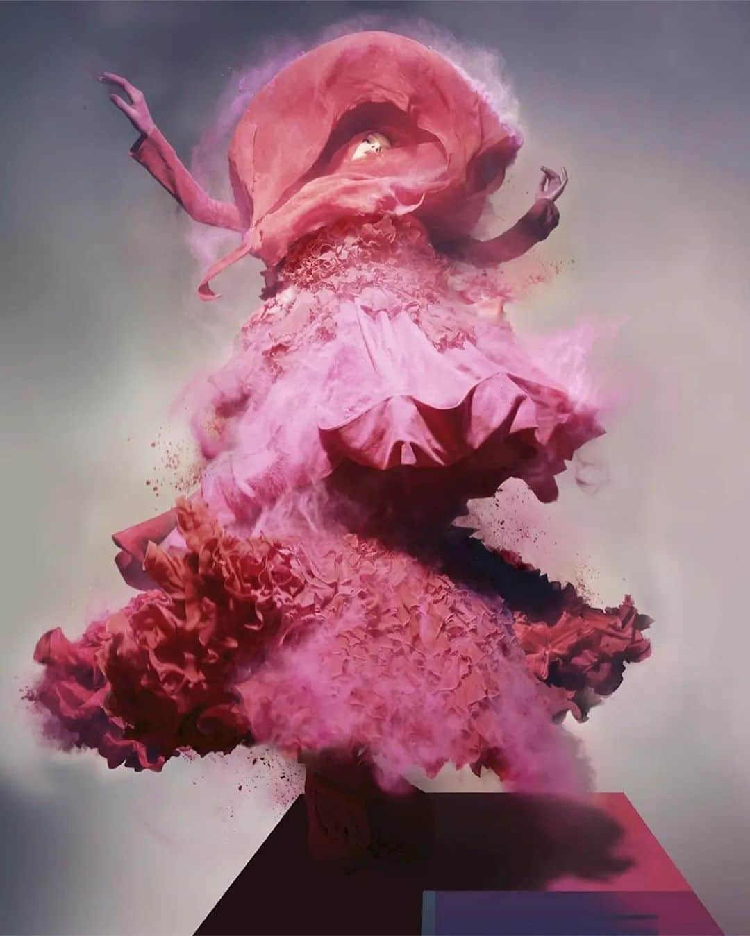 スティーブンジョーンズのインスタグラム：「Repost from @manololitovski • 'FANTASIA'  1. Lily Donaldson wears a John Galliano dress and a Stephen Jones hat. Photography by Nick Knight for Vogue UK, December 2018.  2. Lily Donaldson in Alexander McQueen S/S 05.  3.  Lily Donaldson in Yohji Yamamoto A/W 00 & Jourdan Dunn in Dior Haute Couture by John Galliano and a Stephen Jones Hat.  4. Lily Donaldson in John Galliano S/S 03 and a Stephen Jones hat.  @stephenjonesmillinery @jgalliano @nick_knight @alexandermcqueen @yohjiyamamotoofficial @dior @lilydonaldson @jourdandunn @britishvogue  #model #lilydonaldson #jourdandunn #beauty #johngalliano #alexandermcqueen #vogue #yohjiyamamoto #dior #hautecouture #fashion #photography #dress #pink #nickknight #stephenjonesmillinery #art #style #runway #fashion」