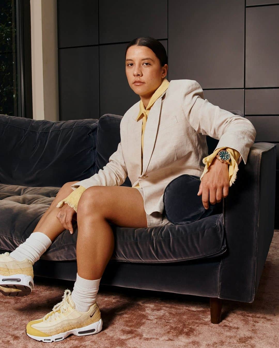 IWCのインスタグラム：「From excellence on the football pitch to advocating for equality in sports, @samanthakerr20 is a true game-changer. We're thrilled to welcome Sam as our newest Friend of the Brand and look forward to supporting her as she continues to reach new heights and inspires the next generation to follow their dreams.   Sam is wearing our #IWCpilot Chronograph  (Ref. IW388110)   #IWCfamily | #TheReference」