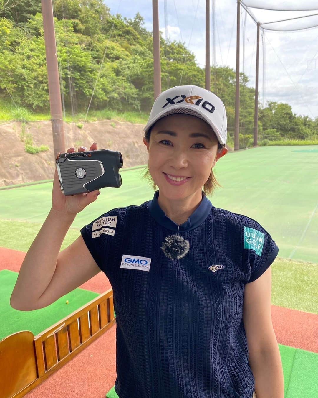 古閑美保のインスタグラム：「@bushnellgolf.jp #bushnell #ブッシュネル」