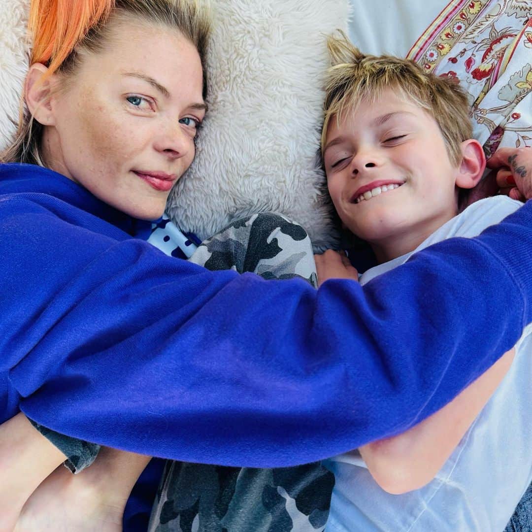 ジェイミー・キングのインスタグラム：「The cutest. Godson and Hooligan dreamer ❤️❤️」