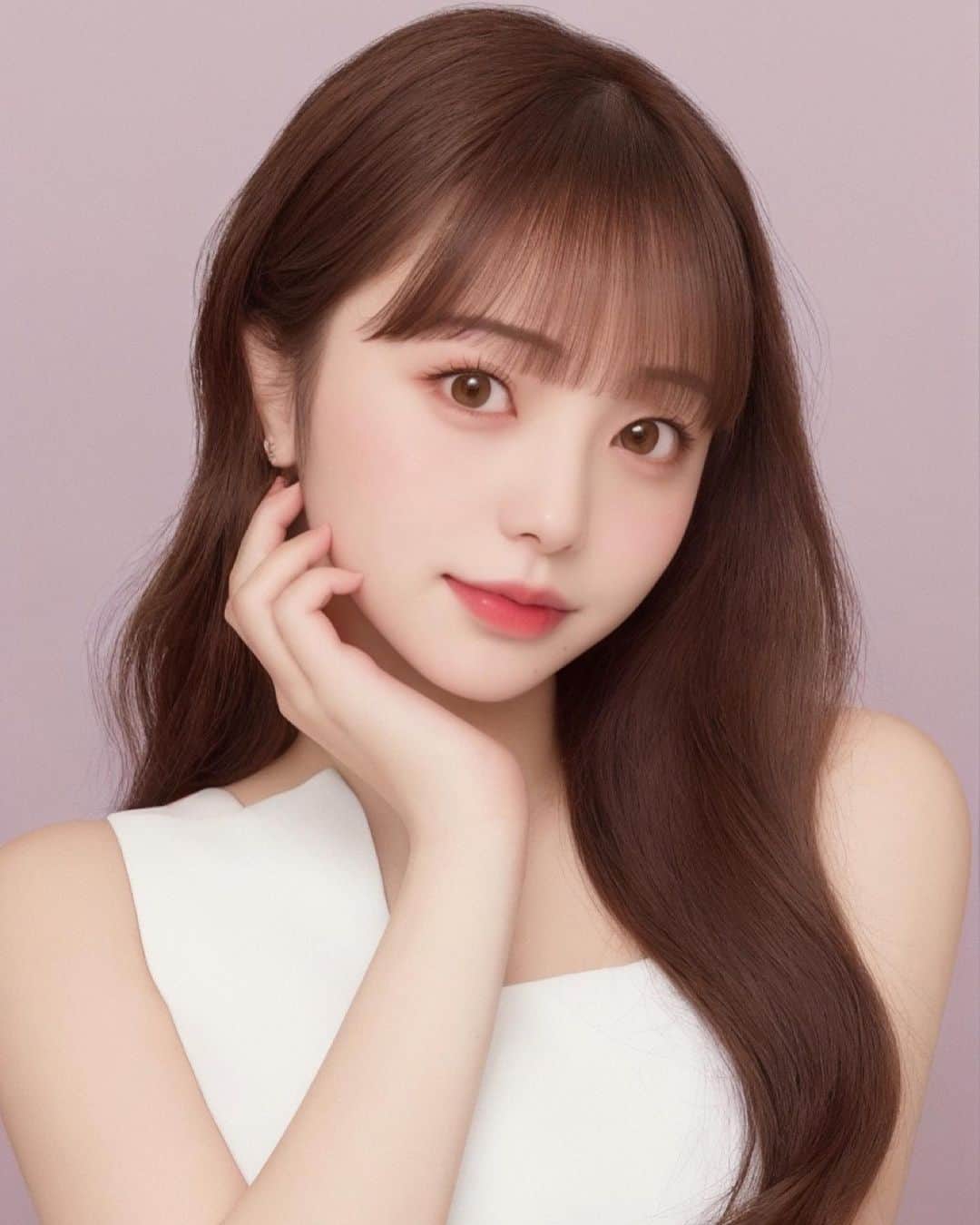 横山紗弓のインスタグラム：「似てる似てないは置いといて AIさゆみが可愛い…！！ ヘアメイク勉強になりそう💭 どの子がタイプ？どの子が似てる？🫨 #AI #AIフィルター #snow」