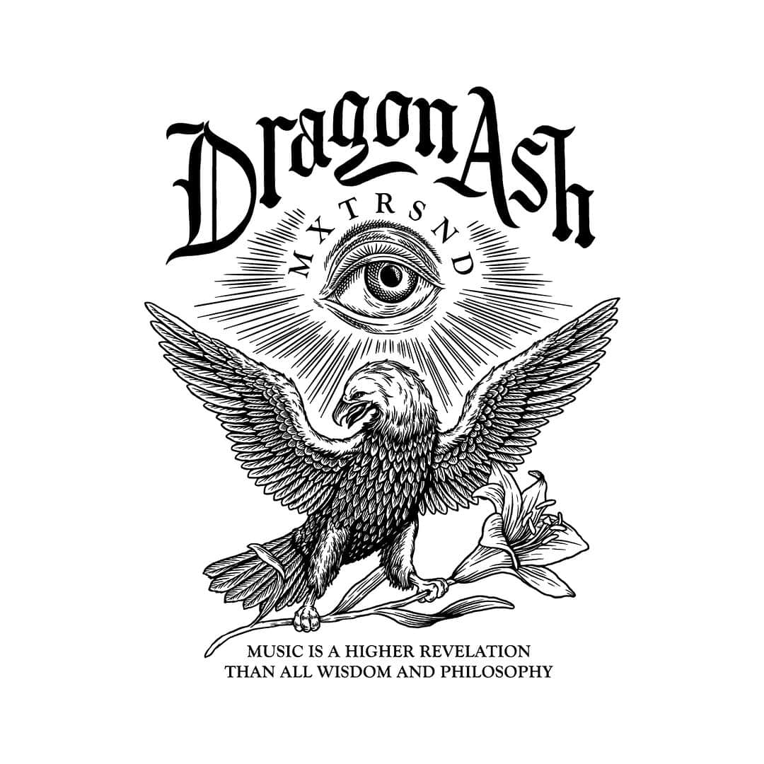 Dragon Ashさんのインスタグラム写真 - (Dragon AshInstagram)「Dragon Ash New Merch🔥 designed by @d_l_o_p   7月2日（日）京都大作戦2023より販売開始⚡️」6月29日 17時00分 - dragonash_official