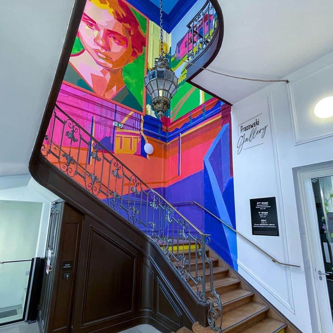 My Interiorのインスタグラム：「This is an entrance by @prazowskigallery」