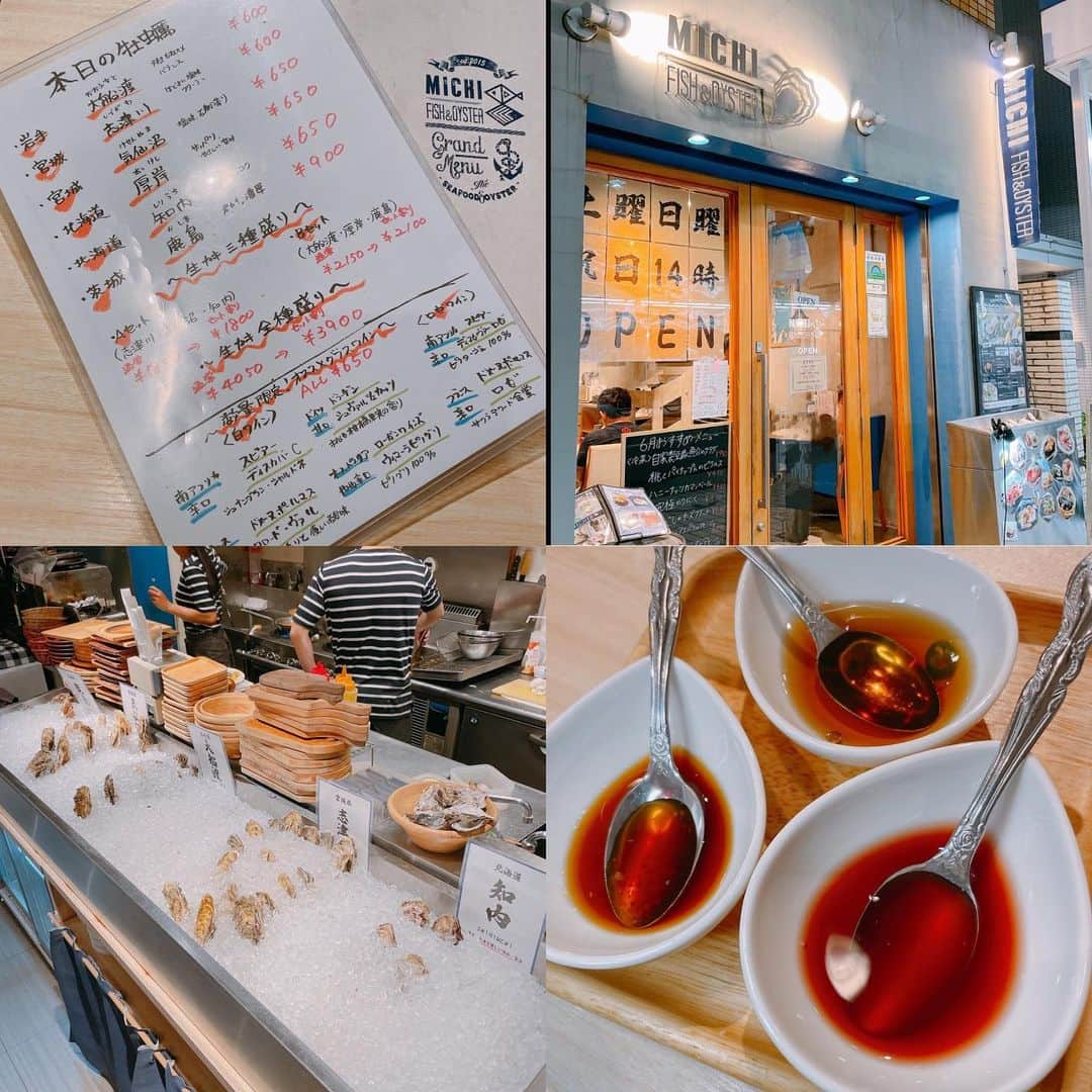 黒沢美怜さんのインスタグラム写真 - (黒沢美怜Instagram)「『MICHI FISH&OYSTER』 大井町にあるフレッシュな牡蠣と美味しい創作海鮮イタリアンの楽しめるお店🦪✨  驚いたのが牡蠣の新鮮さ✨  ハマってから週一くらいで牡蠣食べてる気がするけどその中でもピカイチでプリプリで新鮮だった気がします🌟  そしてオイスターバーは牡蠣以外のメニューがちょっと残念だなぁ😢💦 なんて思うこともあるんですがここはセンスが良すぎてどれを頼んでも美味しかったよ😋💓  頼んだものたちはこちら☟💫  【とうもろこしのムース】 ✴︎お通し  【生牡蠣三種盛り🦪】 ✴︎宮城 志津川 ✴︎宮城 気仙沼 ✴︎北海道 知内  【至福のパンナコッタ】  【燻製いわしのアンチョビキャベツ】  【とうもろこしのチーズフリット】  【牡蠣のグラタン🦪】  【牡蠣フライ🦪】  【ウニのクリームパスタ】  【ブリュレレアチーズケーキ】  ここのお店ハズレなしでした🙆‍♀️🌟 どれを食べてもわぁぁおいしい🤤💓ってなります😹💦 やっぱり牡蠣は新鮮ぶりぶりクリーミーなんだけど、品種によって牡蠣の味の濃いものや塩味が強いものなどの食べ比べもしっかりできて楽しい🤗💫  牡蠣だけじゃなくて、ベシャメルソースもとても美味しい牡蠣グラタンも至高だし牡蠣フライはカリトロ🤤💕  旬のとうもろこしのフリットはチーズがほんのり効いててコクがあってカリカリサクサク🌽✨  〆のパスタはニンニクも程よく効いててガツンと美味しい🥺🍝  私のオイスターバーリストにしっかり刻み込んだ美味しすぎるお店に出会えました😋🦪✨  ◆◇◆ MICHI FISH&OYSTER 050-5571-9271 東京都品川区東大井5-12-2 ユニーブル大井町 102 ◆◇◆  #michifishoyster #大井町グルメ #大井町ディナー #oysterbar #大井町飲み #oyster #oysterbar #オイスターバー #🦪 #生牡蠣 #牡蠣グラタン #牡蠣フライ #グルメ #グルメ巡り #東京グルメ #foodpic #foodstagram #foodphotography #foodie #gourmet #ごはん日記 #ごはん記録 #くろぐるめ」6月29日 19時10分 - kurosawamirei