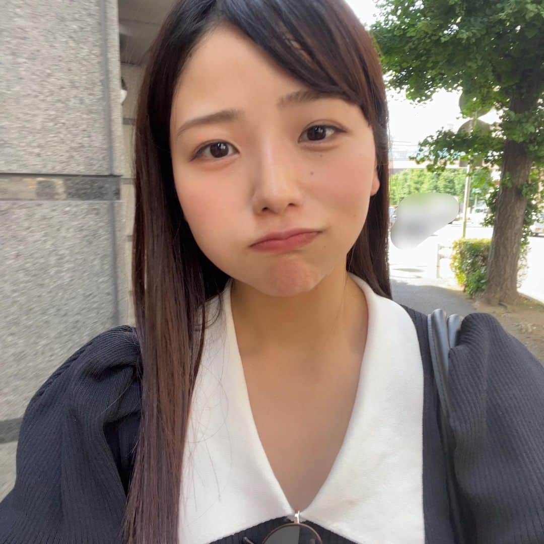 久田莉子さんのインスタグラム写真 - (久田莉子Instagram)「． 暑すぎて毎年恒例目尻下がる ．」6月29日 19時22分 - rikorin1011