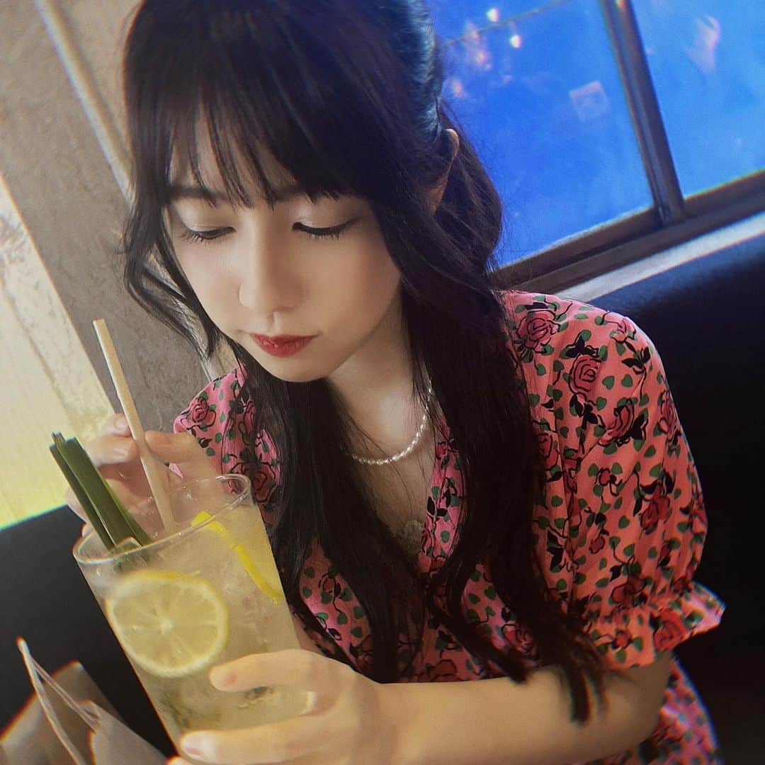 田部絵美のインスタグラム：「年々、ティーのつくものへの愛が深まります🍵  #drinks #fashion #instadiary #summer #me #tokyocafe #girl #instagood #tflers #tagsforlikes #cafe #東京カフェ #カフェ巡り #カフェ活 #20代」