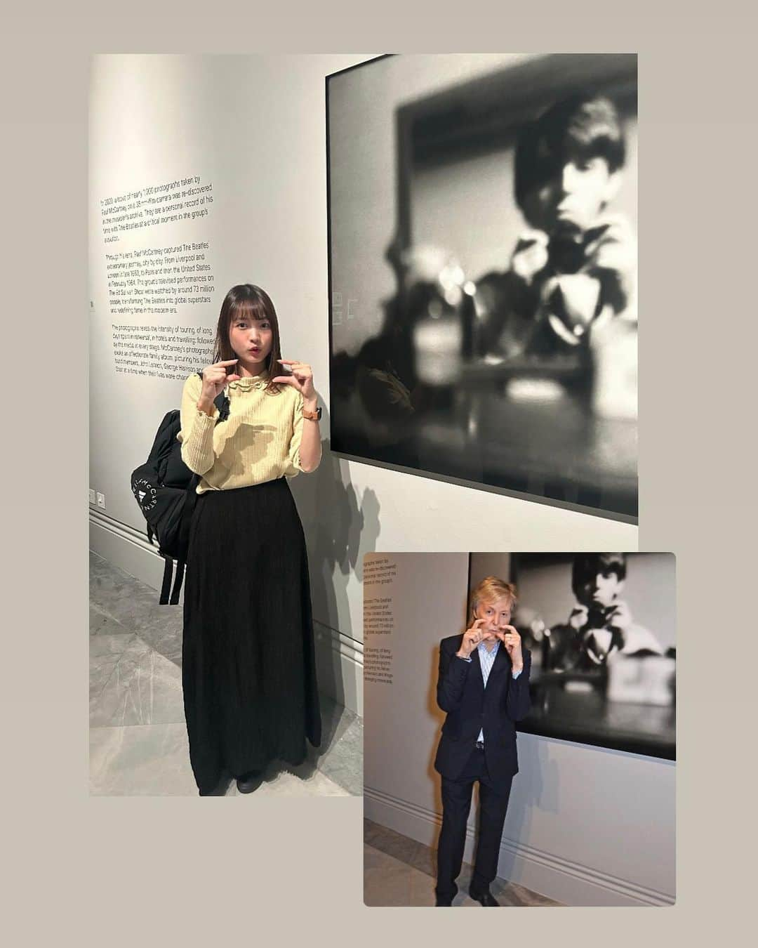 寺川里奈さんのインスタグラム写真 - (寺川里奈Instagram)「Paul McCartney Photographs 1963-64: Eyes of the Storm🇬🇧  I heard about this event when I was in Japan. I was looking forward to this day coming!  #thebeatles  #paulmccartney #london」6月30日 7時47分 - rina_terakawa