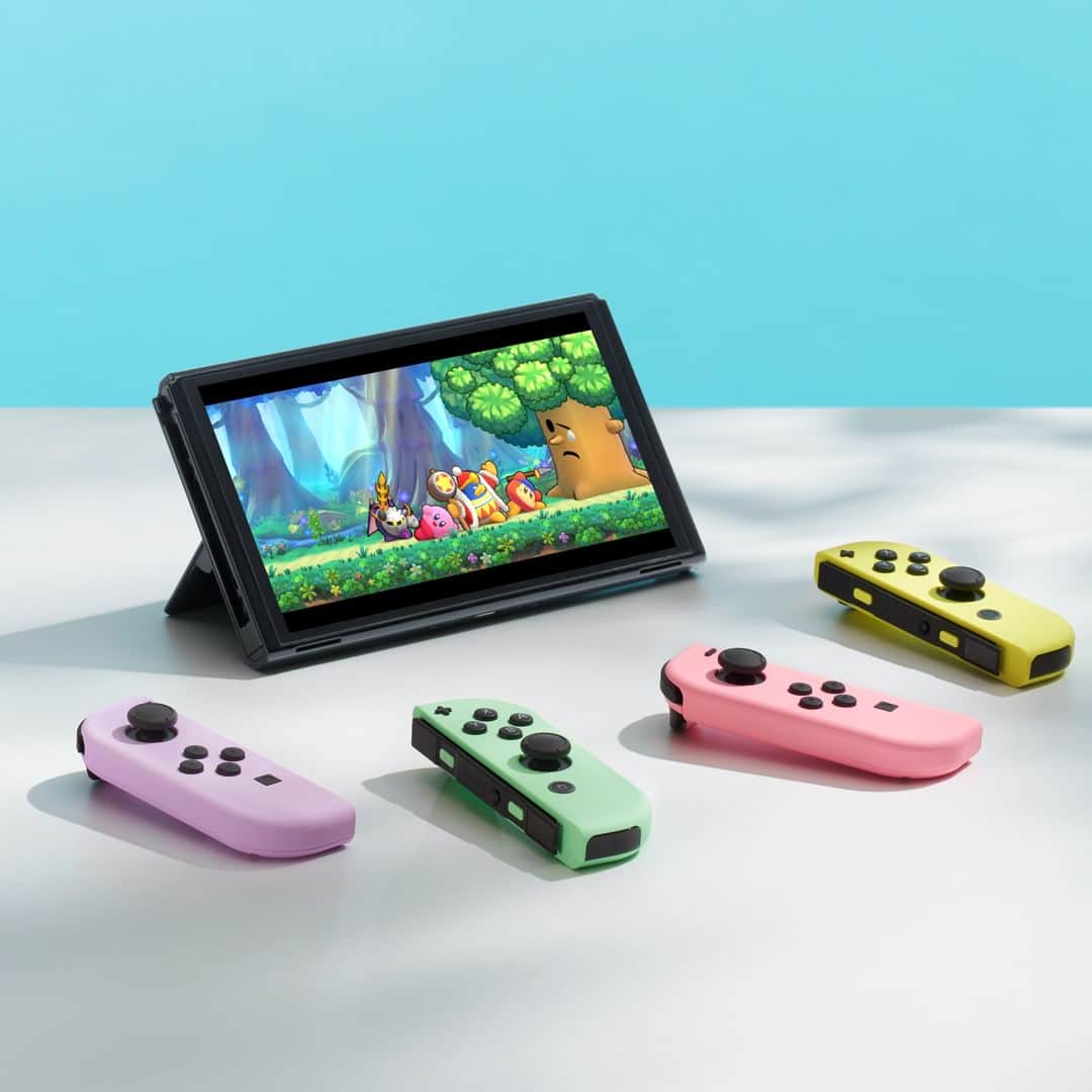 任天堂さんのインスタグラム写真 - (任天堂Instagram)「新色「パステルカラー」のJoy-Conは本日発売。  マイニンテンドーストア、Nintendo TOKYO／Nintendo OSAKAでは、パステルカラーのJoy-Conを含め、Nintendo Switch本体にお好きな色のJoy-Conを組み合わせて購入することができます。  #JoyCon #パステルパープル #パステルグリーン #パステルピンク #パステルイエロー #パステルカラー #マイニンテンドーストア #NintendoTOKYO #NintendoOSAKA #NintendoSwitch #Nintendo #任天堂」6月30日 8時00分 - nintendo_jp