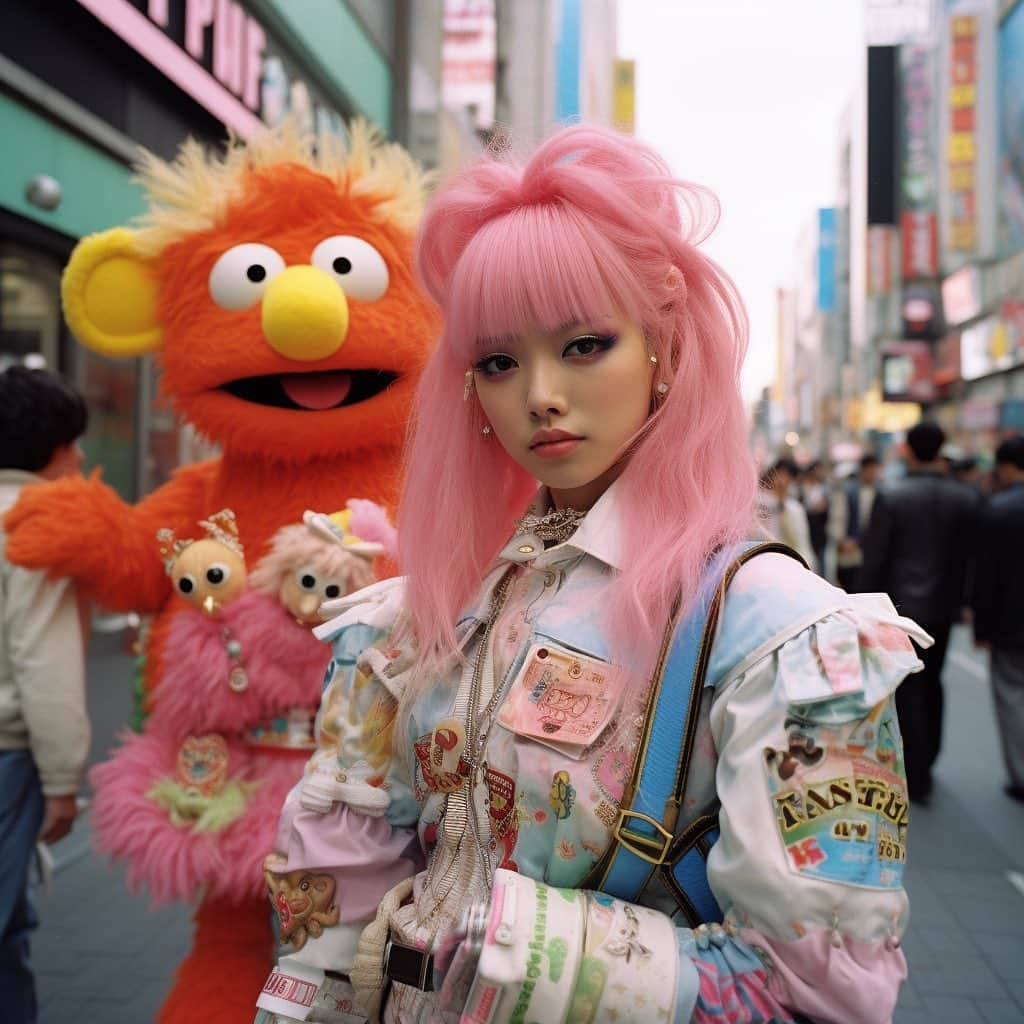 草野絵美のインスタグラム：「zooming out to embrace my vibrant neighborhood - a true rainbow of friendships 🌈🌈 #postphotography」