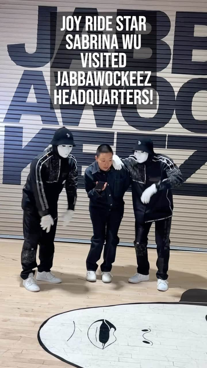 Jabbawockeezのインスタグラム：「That moment when Sabrina Wu (@asabrinawu) meets the Jabbawockeez 😭🔥 Make sure to catch Sabrina out in #JoyRideMovie, in theaters July 7th!  https://www.joyride.movie/tickets/」