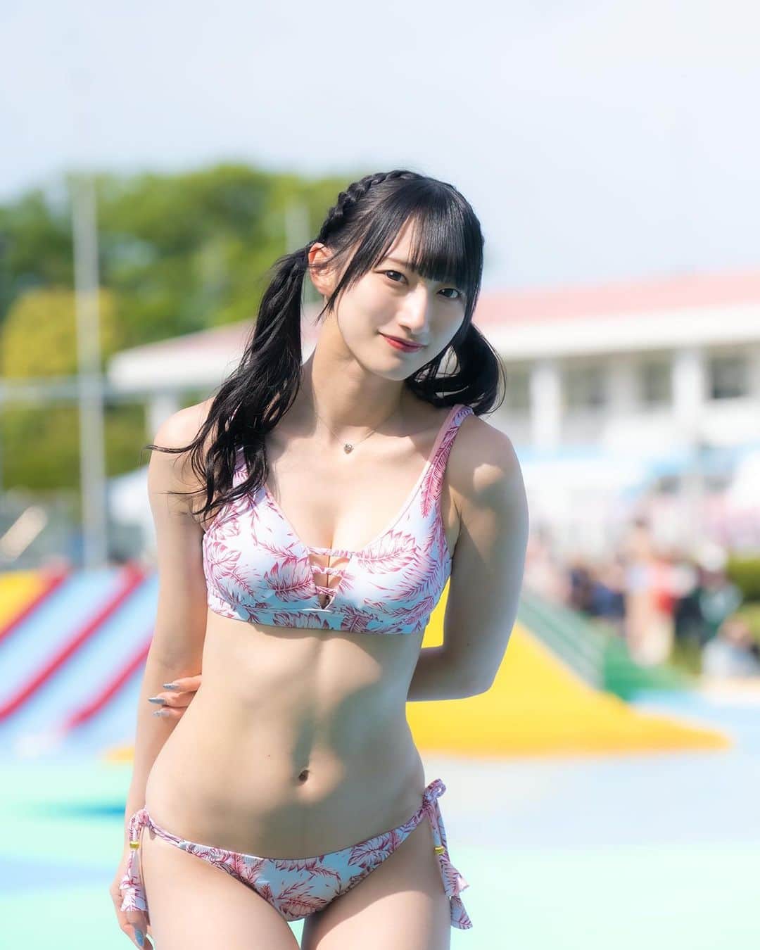 信野樹奈のインスタグラム：「夏は撮影会たくさんだからしあわせ💘  #近代麻雀水着祭  #水着 #アイドル #idol #japaneseidol #グラビア #撮影会 #japanesegirl #👙」