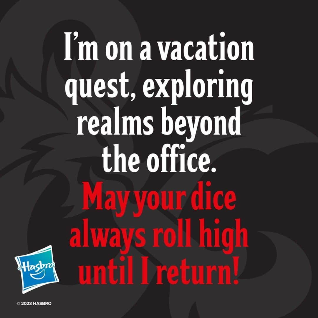 Hasbroさんのインスタグラム写真 - (HasbroInstagram)「Hasbro is giving our hardworking team members a week off next week, to rest, relax and importantly… play 🙌! And to make it even more special, our team will be spreading the joy with out of office messages showcasing some of our iconic brands.」6月30日 2時32分 - hasbro