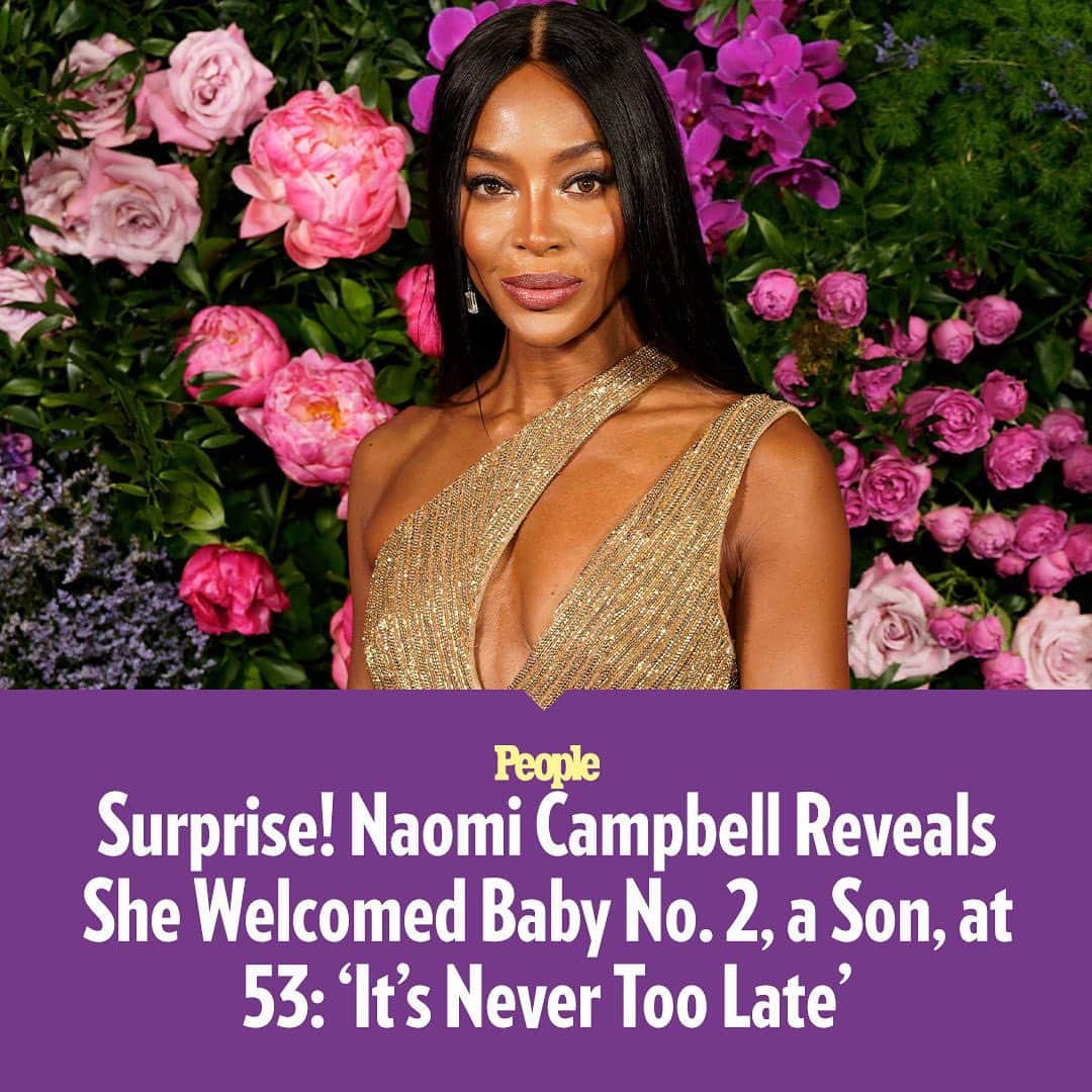 People Magazineさんのインスタグラム写真 - (People MagazineInstagram)「Naomi Campbell is a mom of two! 🍼 The supermodel has welcomed a baby boy, she revealed on Thursday. ❤️ Get all the details at the link in our bio. | 📷: Sylvain Lefevre/Getty」6月30日 3時13分 - people