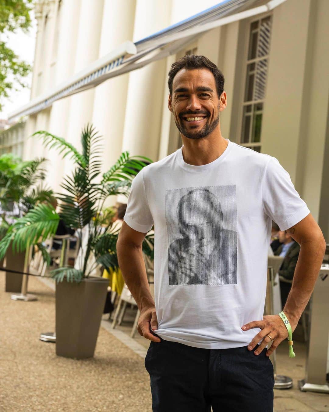 ファビオ・フォニーニのインスタグラム：「È stato bello far parte di questo grande evento! 🤩🙏 So much fun at the Giorgio Armani Hurlingham Experience! @giorgioarmani」