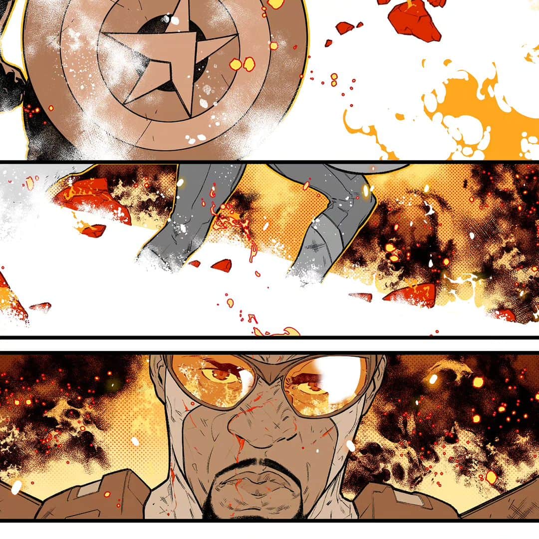 RB Silvaのインスタグラム：「Captain America Symbol of Truth 13.」