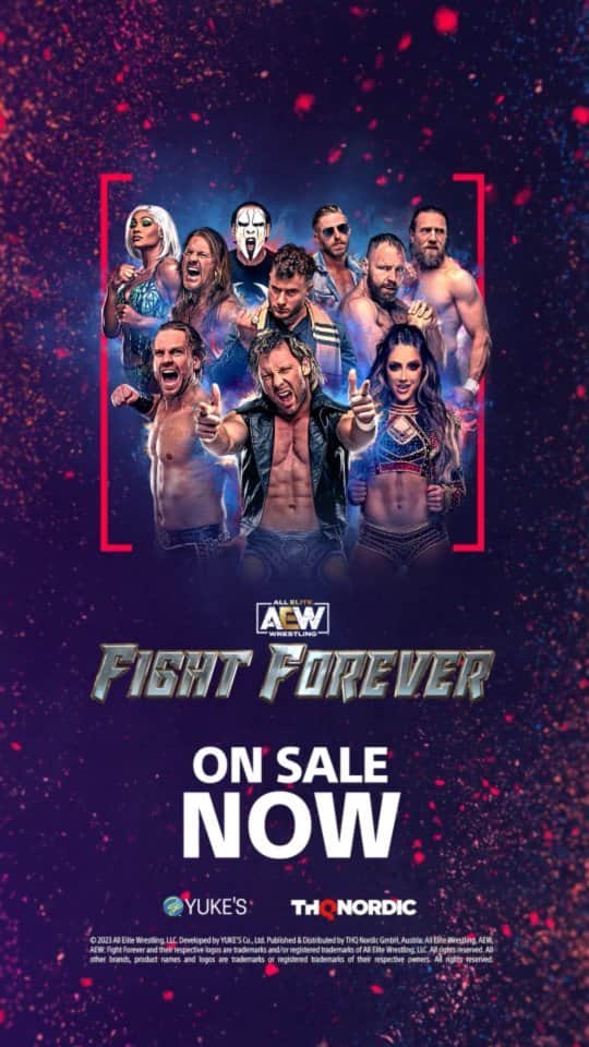 ケニー・オメガのインスタグラム：「The wait is over. AEW Fight Forever is officially on sale now!」