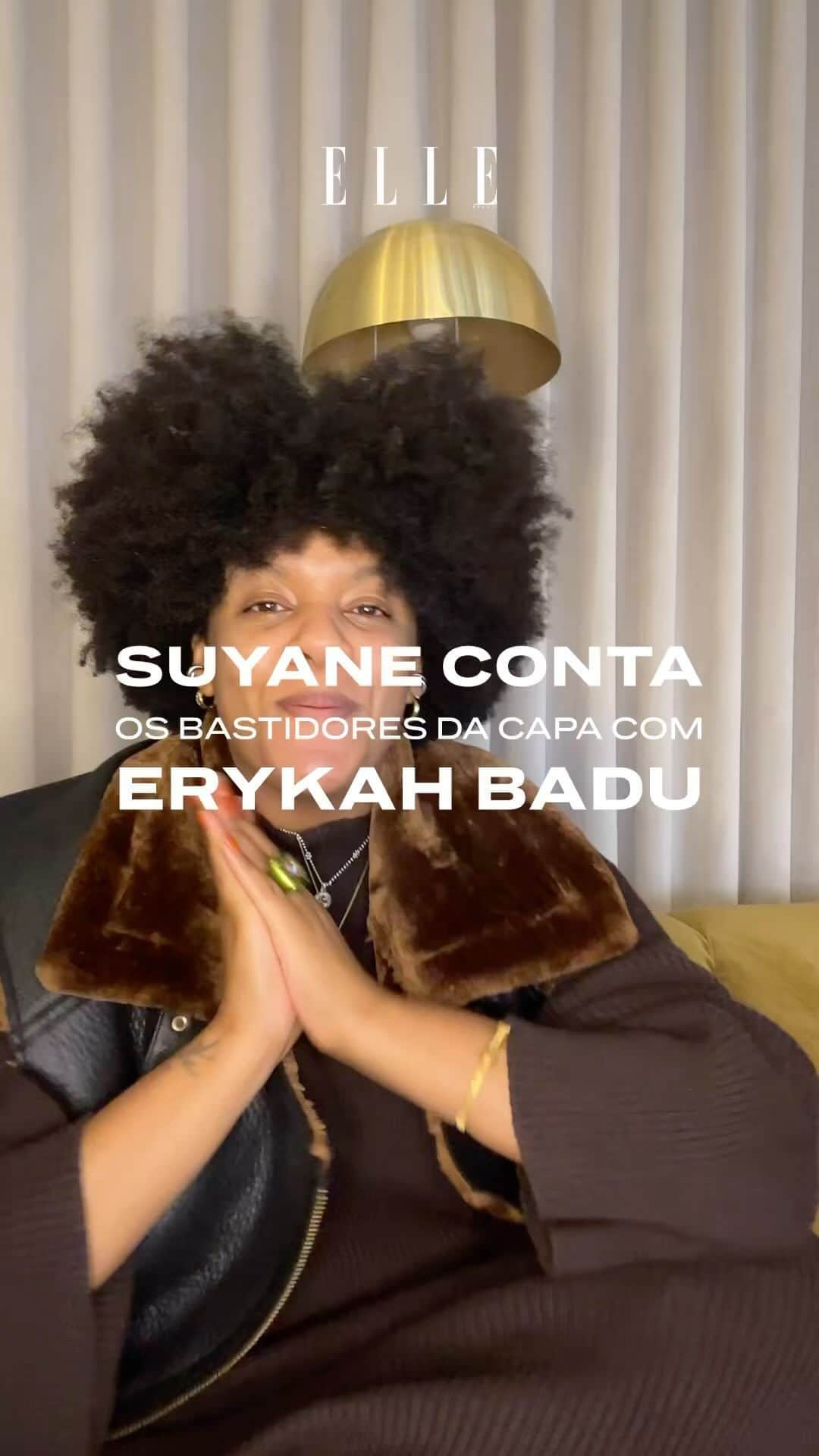 ELLE Brasilのインスタグラム：「Como rolou esse encontro de milhões!? Nossa editora de moda @suyane_ynaya conta em detalhes como foi vestir @erykahbadu para o #Volume12 impresso da ELLE Brasil! Confira as curiosidades por trás desse shooting mágico e não deixe de adquirir essa edição histórica.」