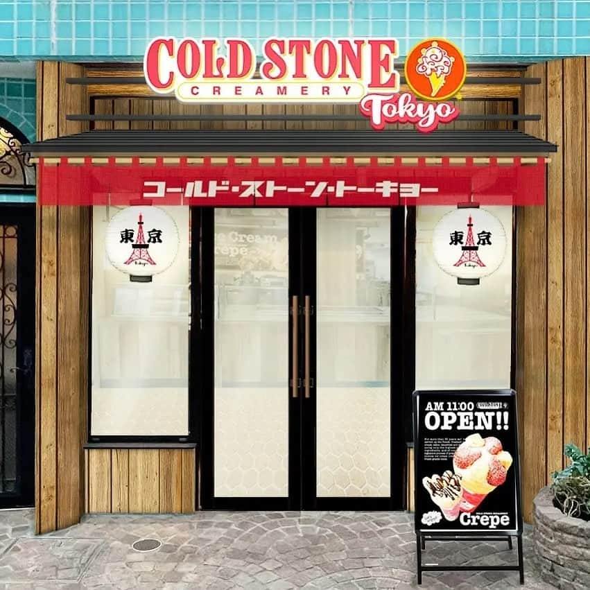 コールド・ストーン・クリーマリー・ジャパンのインスタグラム：「.  ／ 本日オープン！！！ 原宿店🍨☀️ ＼  定番のクリエーションアイスクリームに加え、お持ち帰り・食べ歩きしやすいクレープなどの商品もご用意！  国産の “さつまいも🍠” 、“抹茶🍵” を使用した 『原宿店舗限定メニュー』 も発売いたします🤭💓  ▶️ 住所：〒150-0001　東京都渋谷区神宮前6-6-6　原宿TSビル1F 電話番号：03-6427-2889  #コールドストーン #原宿スイーツ #原宿 #harajuku #アイスクリーム #クレープ #coldstone #coldstonecreamery #ジャズドリーム長島 #佐野プレミアムアウトレット #多摩境 #スイーツ好きな人と繋がりたい #アイス好きな人と繋がりたい #アイス部」