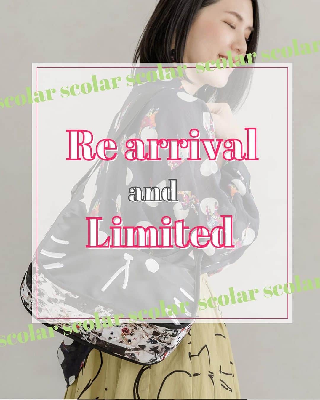 ScoLar(スカラー) ネットショップのインスタグラム：「＼Re:arrival & Limited 😻💕／  大人気で即完売したitemたちが、新色なども増え【再生産】され登場です💡 ネコパンTシャツやネコフェイスショルダーなど… 前回ゲット出来なかった方はぜひこの機会をお見逃しなく👀🎶 限定店舗でしか手に入らないチュニックも要チェックです💗  ⁡⁡発売済みの商品は画像をタップして商品ページをチェック‍📢 ⁡▶️ 詳しくは ⁡@scolar_netshop のサイトから☑️  ☆・☆・☆・☆・☆・☆・☆・☆  🐱🍞#再入荷 #rearrival  #ネコ柄  #限定  ⁡⁡ ⁡ - scolarの他の商品はコチラ - #scolar #isscolar #scolarparity #スカラー #scolar_ootd   Hair⁡⁡⁡ ⁡@nanairo0420  Photo⁡ ⁡@kazuhisataniguchi_309 @309studio_ ⁡」
