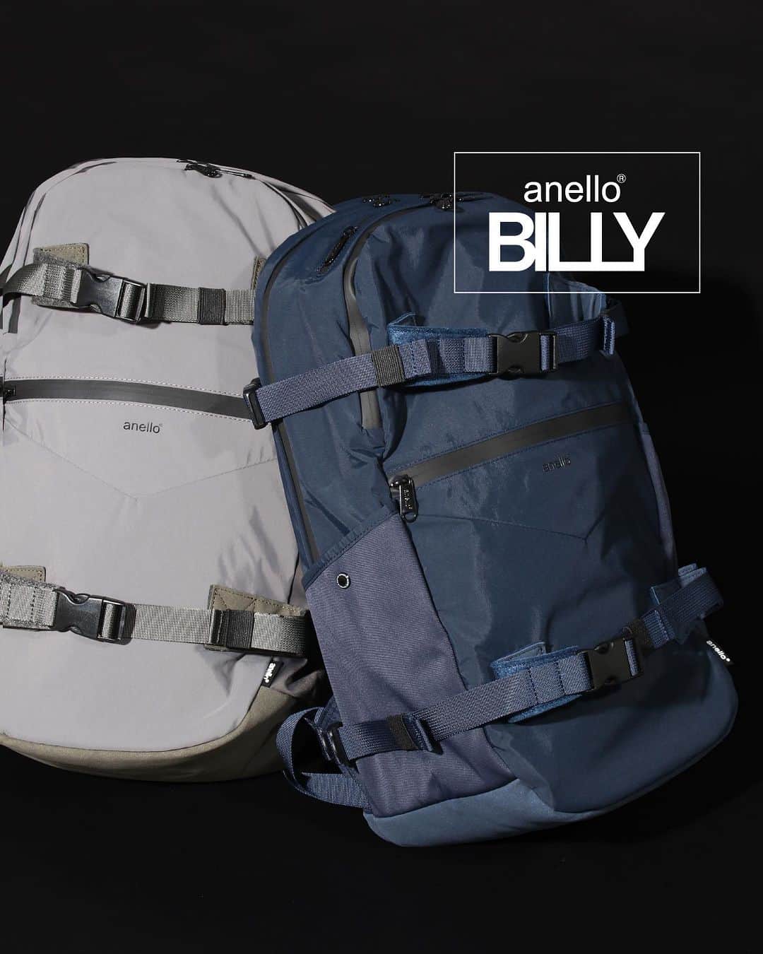 anello®OFFICIALのインスタグラム：「【BILLY】最強多機能バッグ  はっ水加工、キャリーオンテープ、15インチPC収納など 充実した機能にシンプルなデザイン。 雨の日の通勤通学にはもちろん、大容量27Lで 旅行にもピッタリ。  #撥水 #撥水バッグ #anello #anellobag #bag #shoulderbag #backpack #daypack #bostonbag #セール #サマーセール #ミニボストンバッグ #ミニボストン  #口金リュック #リュック #バックパック #ボディバッグ #クロスボディバッグ #メッセンジャーバッグ #ボストン バッグ #通勤バッグ #通学バッグ #旅行」