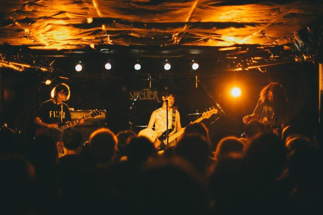 ヒロミ・ヒロヒロのインスタグラム：「2023.6.29 下北沢SHELTER aytthaya企画"FIRST LIVE 6"  Fennel呼んでくれてありがと〜めちゃ楽しくてハッピーな夜でした ayutthayaびっぐらぶ  素敵な写真撮ってくれたちあきくんもありがと〜 📷 @chiaki_twalf  #fennel_music #aytthaya」
