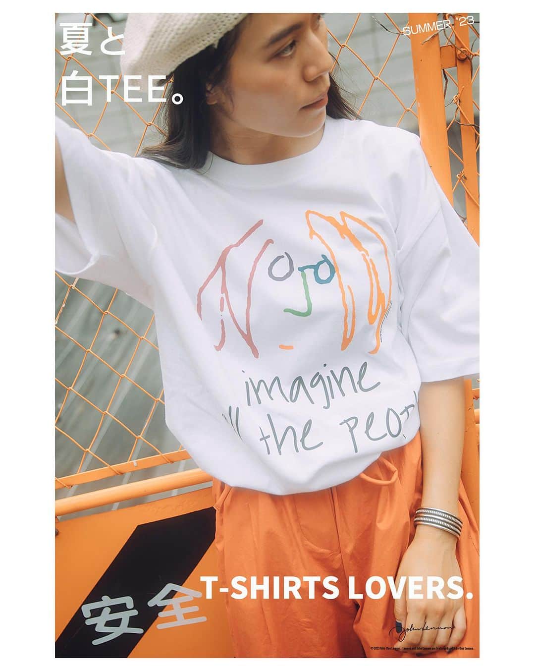 のインスタグラム：「夏と白TEE。　SUMMER,23   -------------   夏が待ち遠しくなる ジャーナルスタンダードでしか買えない スペシャルなTEEシャツを厳選！        ・[JOHN LENON]プリントTee №23071600995010     ￥7,150税込 ※今週店頭発売！    ・THRASHER　PRINT S/S T-SH №23071610000630  ￥12,100税込 ※7月下旬発売予定   -----------   #2023SS #journalstandard #baycrews #fashion #journalstandardmens #journalstandardladies#ジャーナルスタンダード」