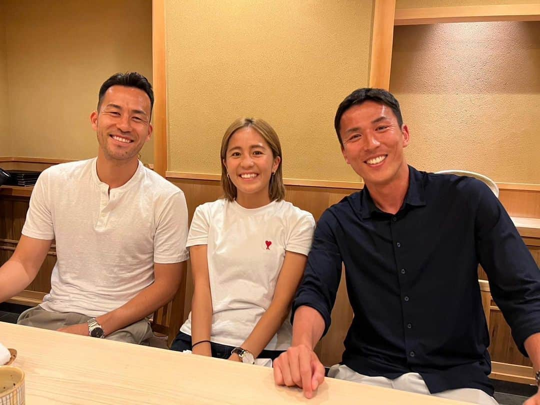 岩渕真奈さんのインスタグラム写真 - (岩渕真奈Instagram)「❤️⚽️🇯🇵  ⁡ 素晴らしすぎるお二人と一緒に。 楽しい美味しい学べる時間を。 ⁡ 最後の最後はお腹が痛くなる程の爆笑😂 最高に楽しかったです✨笑 ⁡ 素敵な機会をありがとうございました🙇‍♀️❤️」6月30日 11時32分 - iwabuchi.m_jp