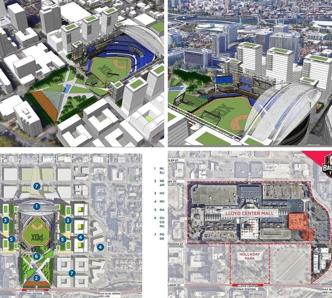 Portlandさんのインスタグラム写真 - (PortlandInstagram)「Big news baseball fans! ⚾️  The @portlanddiamondproject is eyeing potential stadium sites at Lloyd Center Mall or RedTail Golf Course with 163 acres. City officials and project executives are currently in discussions, working towards a formal agreement.  Managing director Craig Cheek said, “We can't wait to share more info as we continue making progress.”  By securing either land positions, the city is edging closer to MLB expansion in the near future.  Let's unite and bring MLB to Portland! ⚾️💪  #MLBExpansion #PortlandDiamondProject #baseballlove」6月30日 11時39分 - portland