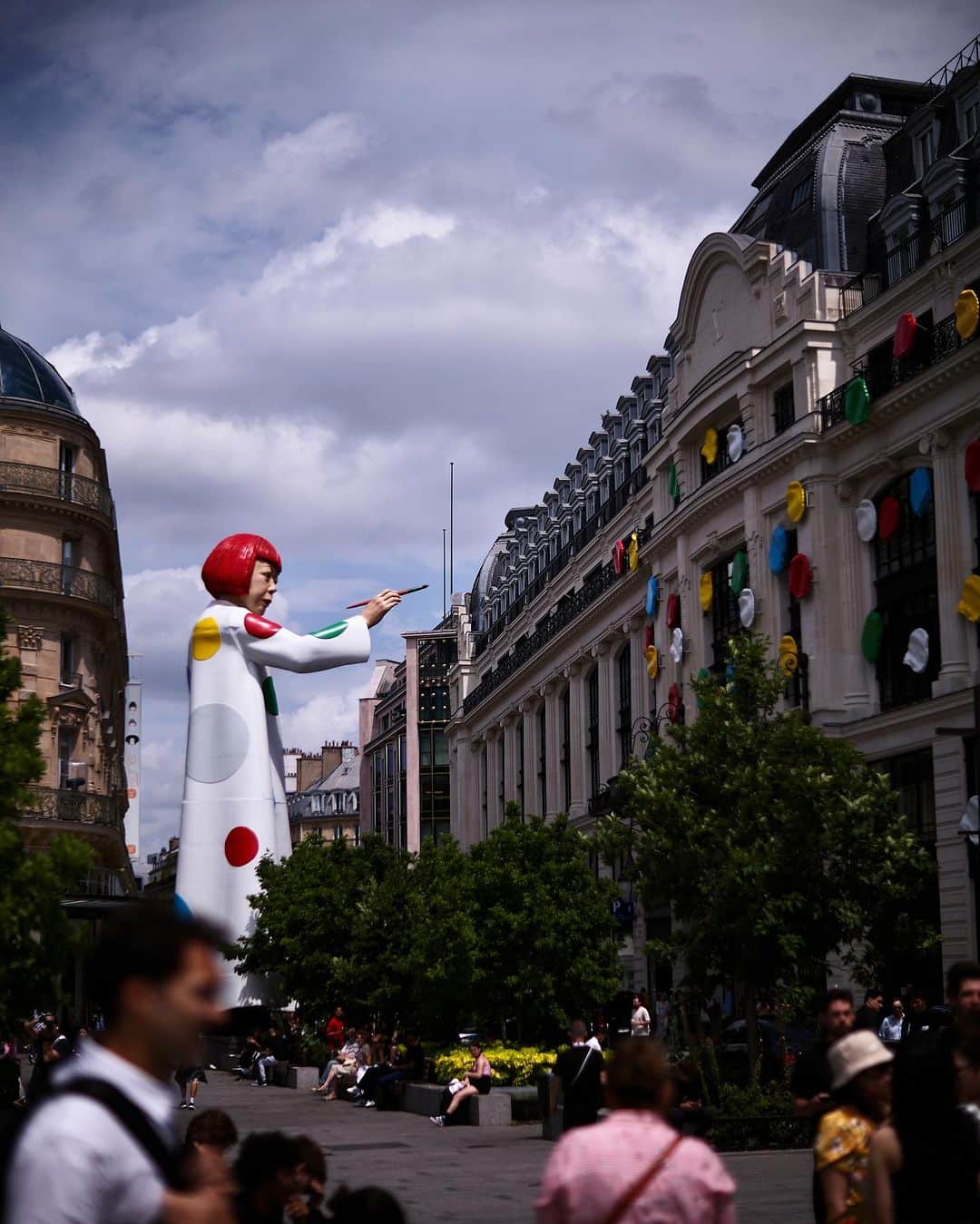 吉田拓巳のインスタグラム：「バルセロナからファッションウィーク中のパリへ 念願のジャコメッティ財団にも行けて大満足。  パリに来ると何故か、服が欲しくなる。笑  #France #Paris」