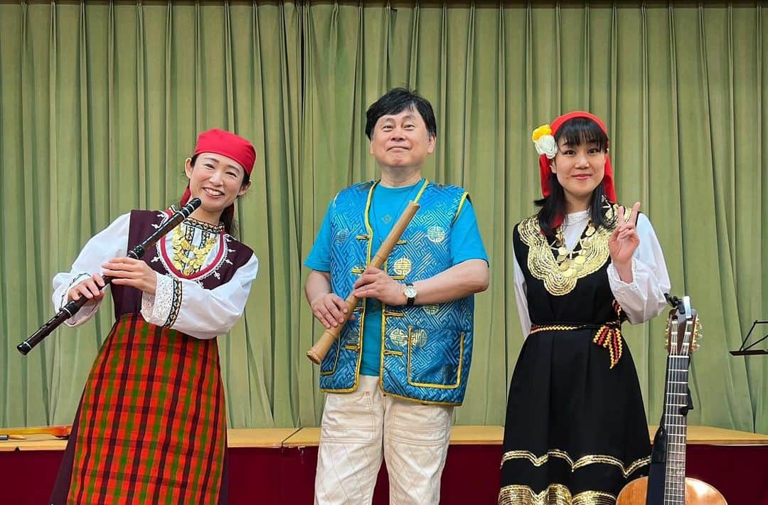 巻上公一さんのインスタグラム写真 - (巻上公一Instagram)「すずめのティアースと。 カドヤ 宮上幼稚園の公演　 楽しかったよ。」6月30日 13時22分 - koichimakigami