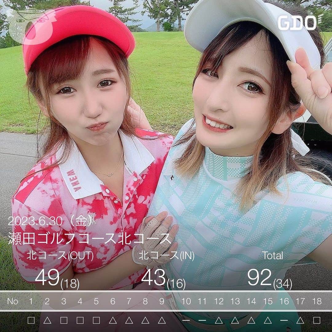 MIKIのインスタグラム：「あかねちんのおっぱい🩷🩷🩷笑  #ゴルフ女子 #ゴルフ女子と繋がりたい  #関西ゴルフ女子 #関西ゴルファー  #ごるふ女子 #anewgolf #ゴルフウェア #韓国ゴルフウェア #golfstagram #ごるふすたぐらむ」