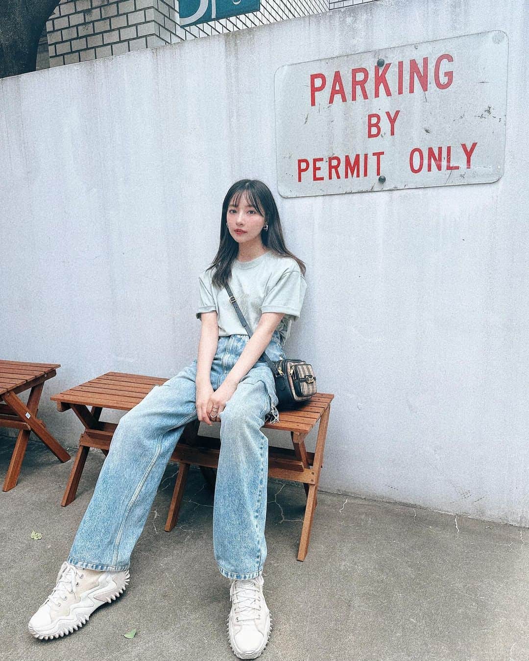 村瀬紗英さんのインスタグラム写真 - (村瀬紗英Instagram)「#dailylook スニーカーでいる事ふえたなあ😎❤️‍🔥」6月30日 14時31分 - saepiiii.m