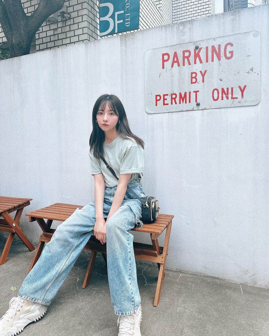 村瀬紗英さんのインスタグラム写真 - (村瀬紗英Instagram)「#dailylook スニーカーでいる事ふえたなあ😎❤️‍🔥」6月30日 14時31分 - saepiiii.m