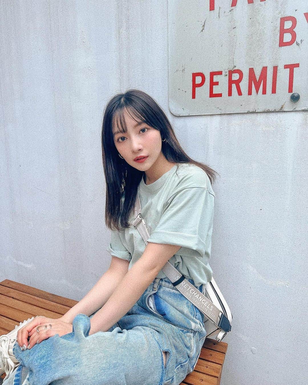 村瀬紗英さんのインスタグラム写真 - (村瀬紗英Instagram)「#dailylook スニーカーでいる事ふえたなあ😎❤️‍🔥」6月30日 14時31分 - saepiiii.m