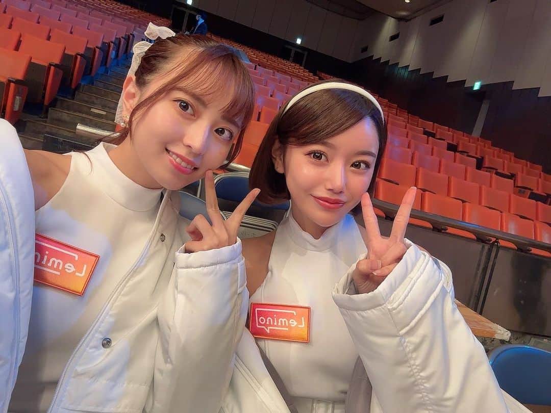 のインスタグラム：「昨日は長瀬礼華ちゃんと プロボクシングフェニックスバトル101大会のラウンドガールしてきた⭐️」