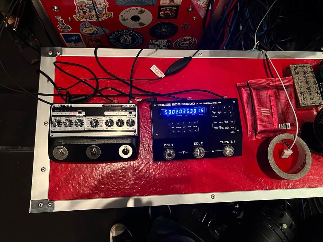 ミヤ のインスタグラム：「内紛勃発！ #mucc25th #boss #bossdm101 #bosssde3000d」