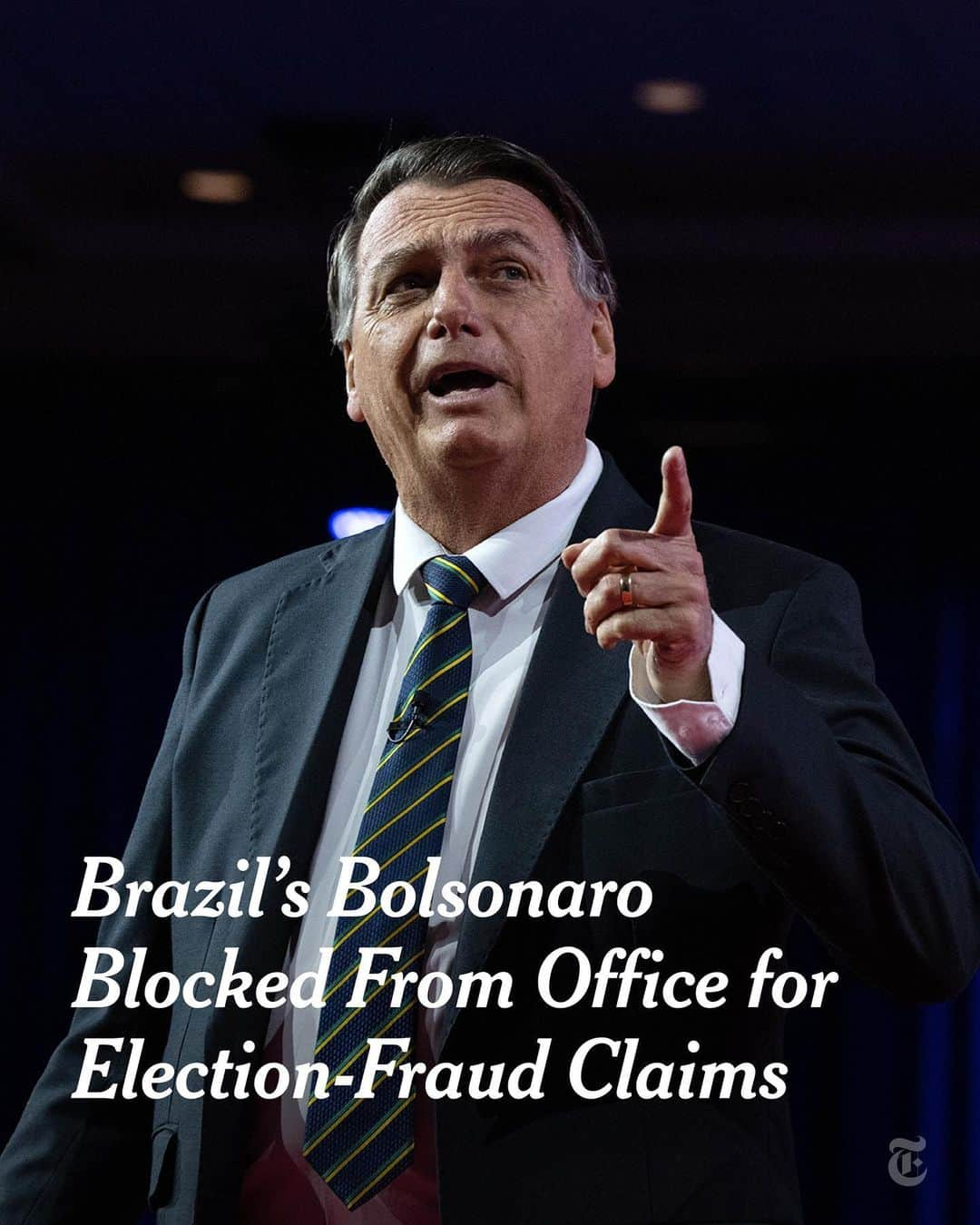 ニューヨーク・タイムズさんのインスタグラム写真 - (ニューヨーク・タイムズInstagram)「A majority of judges on Brazil’s electoral court have voted to block former President Jair Bolsonaro from seeking public office for the next eight years, removing a top contender from the next presidential contest and dealing a significant blow to the country’s far-right movement.  The judges ruled that Bolsonaro had violated Brazil’s election laws when, less than three months before last year’s vote, he summoned diplomats to the presidential palace and made baseless claims that the nation’s voting systems were likely to be rigged.  The decision represents a sharp and swift rebuke of Bolsonaro and his effort to undermine Brazil’s elections. Just six months ago, Bolsonaro was president of one of the world’s largest democracies. Now his career as a politician is in jeopardy.  Bolsonaro is expected to appeal the ruling to Brazil’s Supreme Court, though that body acted aggressively to rein in his power during his presidency. He has harshly attacked the court and many of its justices for years, calling some of them “terrorists” and accusing them of trying to sway the vote against him.  Read more about the vote at the link in our bio. Photo by @haiyunjiang」7月1日 2時22分 - nytimes